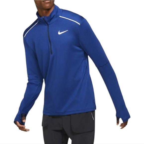 Nike Other - Nike Dri-Fit Men's Blue Quarter Zip Athletic Pullover
